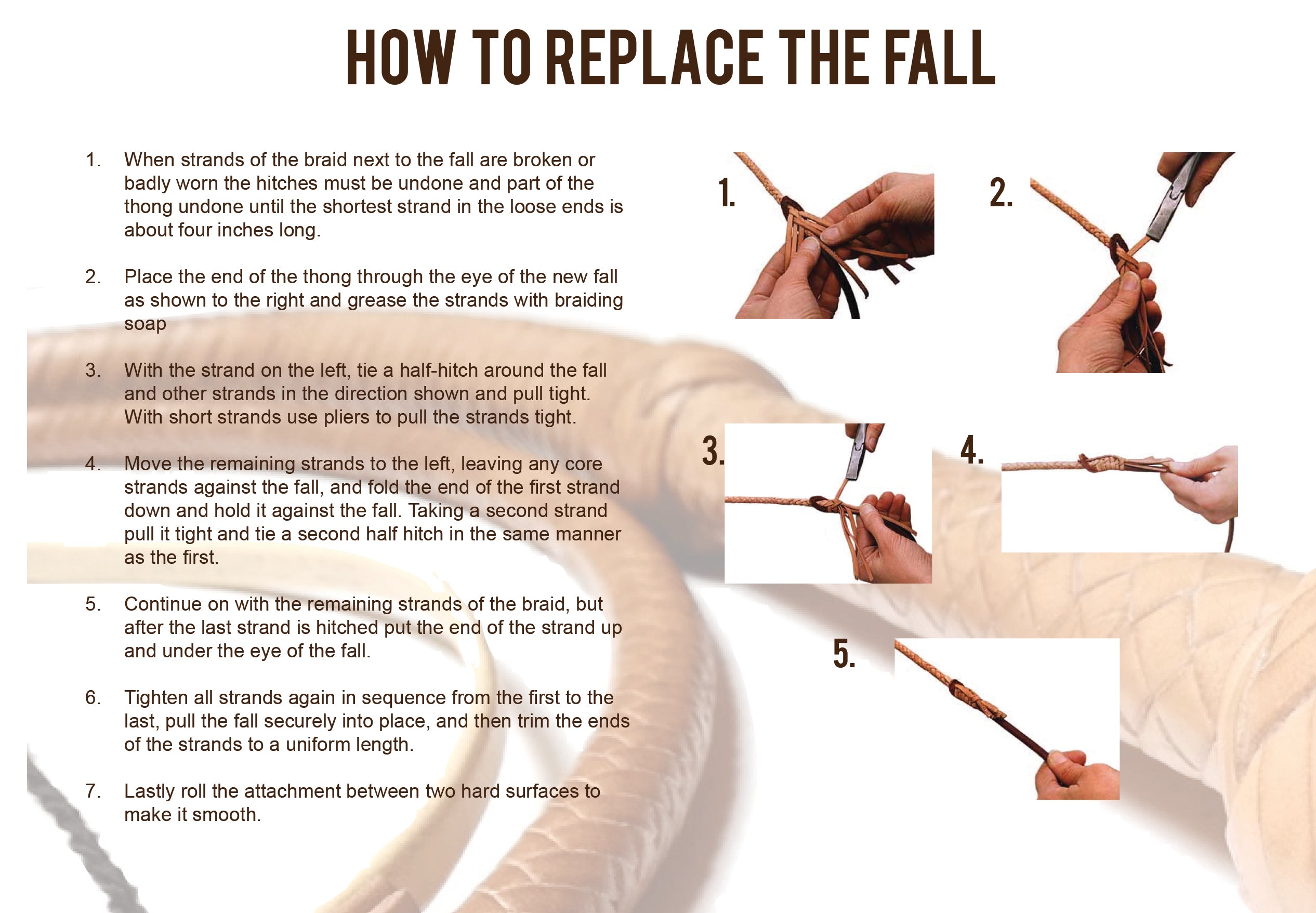 Nemeth Redhide Single Whip Fall