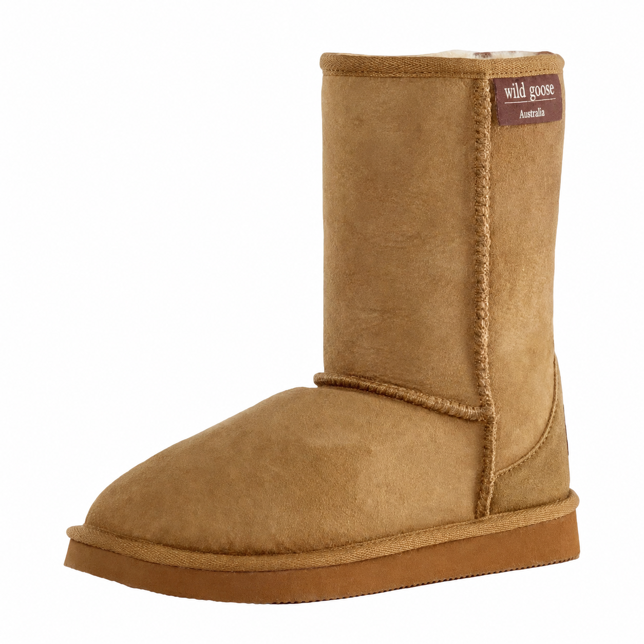 Wild Goose Classic Short Sheepskin Ugg Boots (UB-411) Chestnut