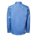Workcraft Mens Lightweight Closed Front L/S Cotton Drill Shirt (WS3029) Regatta