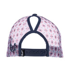 Wrangler Bella High Profile Ponytail Trucker Cap (X6S2935CAP) Navy/Pastel Pink