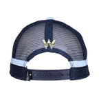 Wrangler Childrens Bruno Trucker Cap (X6S3947CAP) Light Blue/Navy
