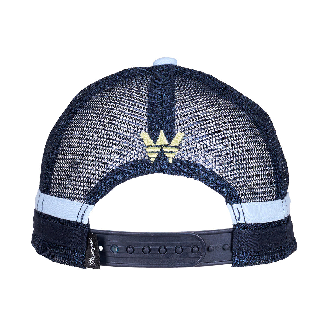 Wrangler Childrens Bruno Trucker Cap (X6S3947CAP) Light Blue/Navy