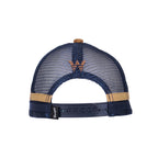 Wrangler Childrens Conner Trucker Cap (X6W3952CAP) Tan/Navy OSFM