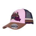 Wrangler Childrens Phoebe Trucker Cap (X6W5945CAP) Orchid/Rust OSFM