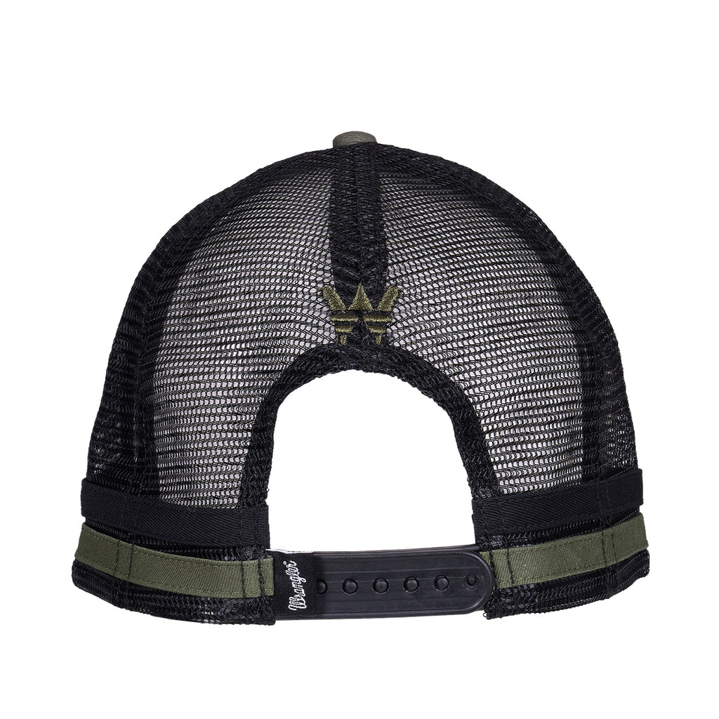 Wrangler Dave High Profile Trucker Cap (X6S1942CAP) Cypress/Black