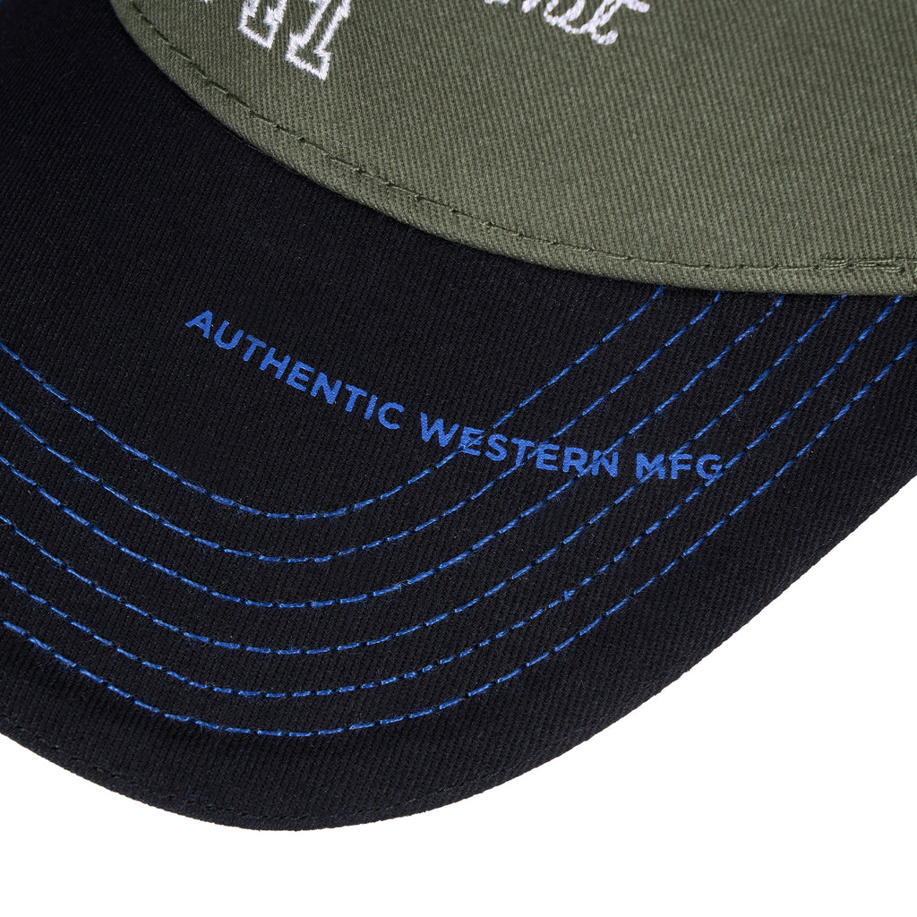 Wrangler Dave High Profile Trucker Cap (X6S1942CAP) Cypress/Black