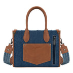 Wrangler Denim Patchwork Crossbody Bag (X6W4904BAG) Denim