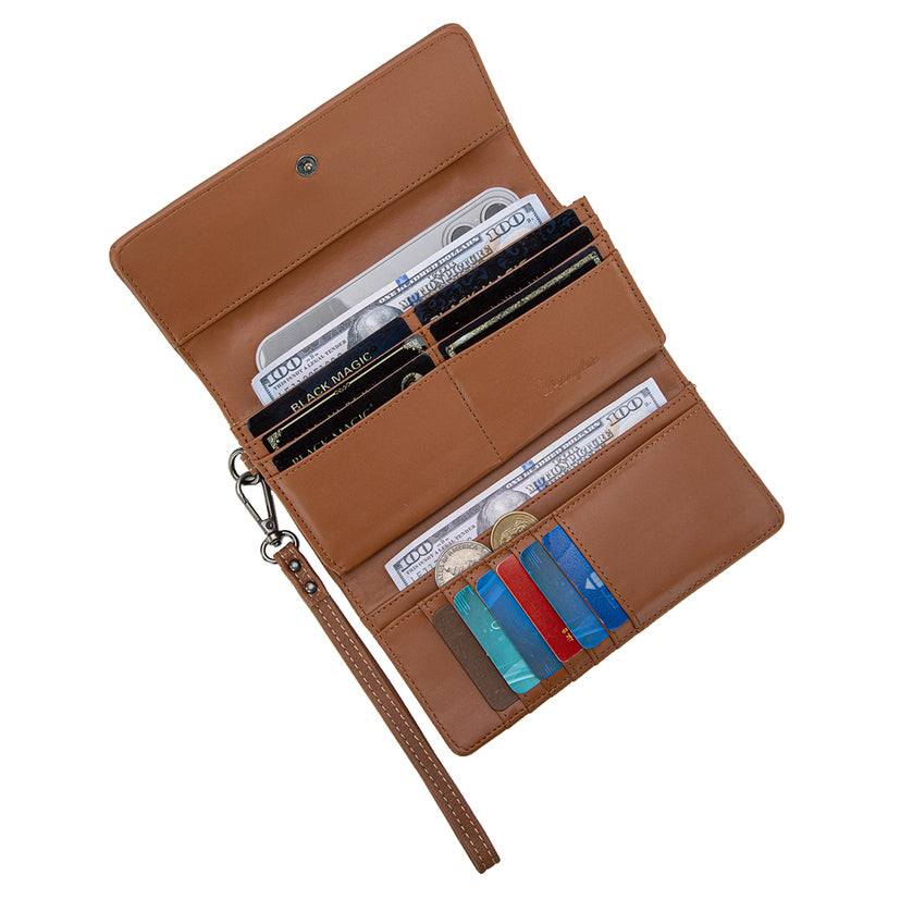 Wrangler Denim Patchwork Wallet (X6W4905WLT) Denim