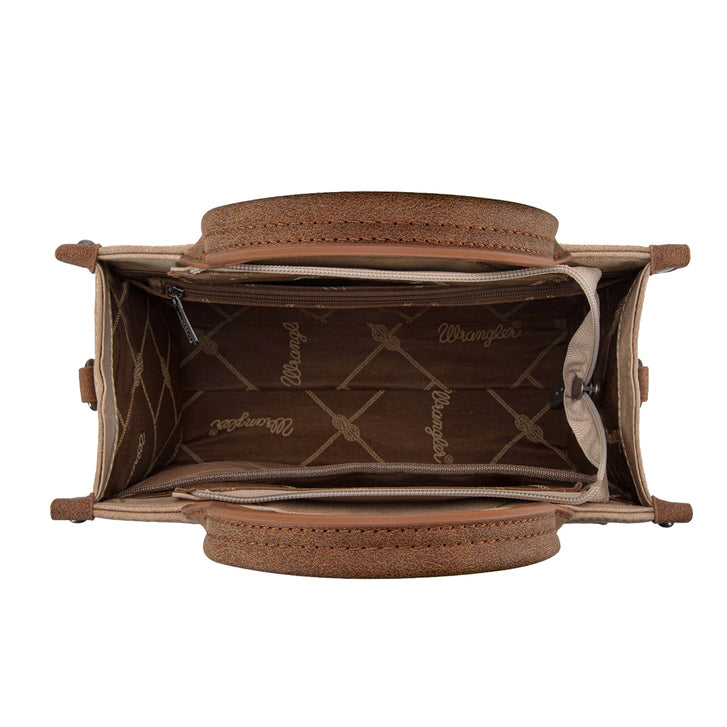 Wrangler Feature Buckle Crossbody Bag (X6W4912BAG) Tan