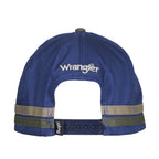Wrangler Fritz High Profile Full Back Cap (XCP1947CAP) Cypress/Tan on a white background.