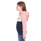 Wrangler Girls Brooke Hoodie (X6W5597541) Rose/Navy