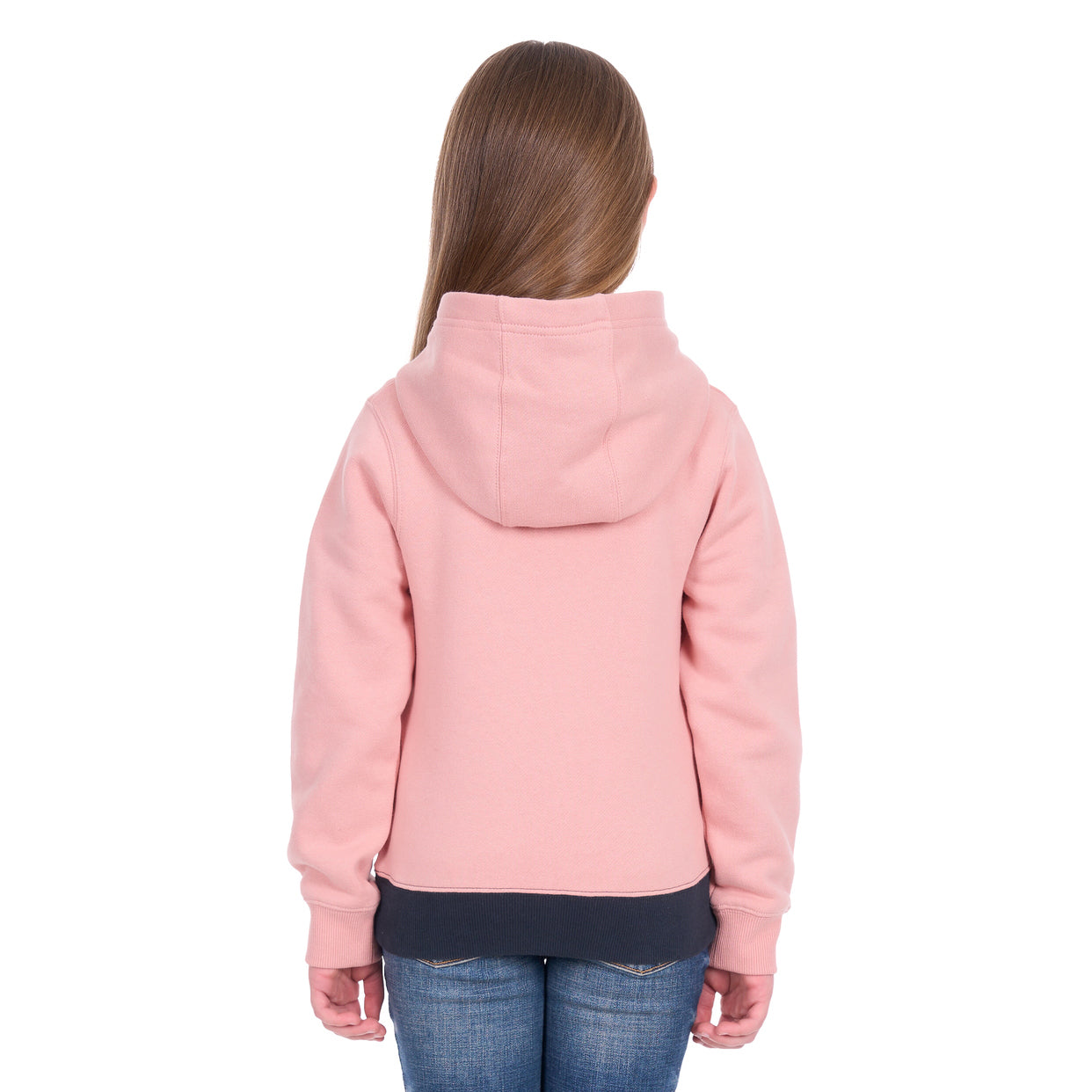 Wrangler Girls Brooke Hoodie (X6W5597541) Rose/Navy