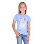 Wrangler Girls Lola S/S Tee (X6S5598642) Light Blue