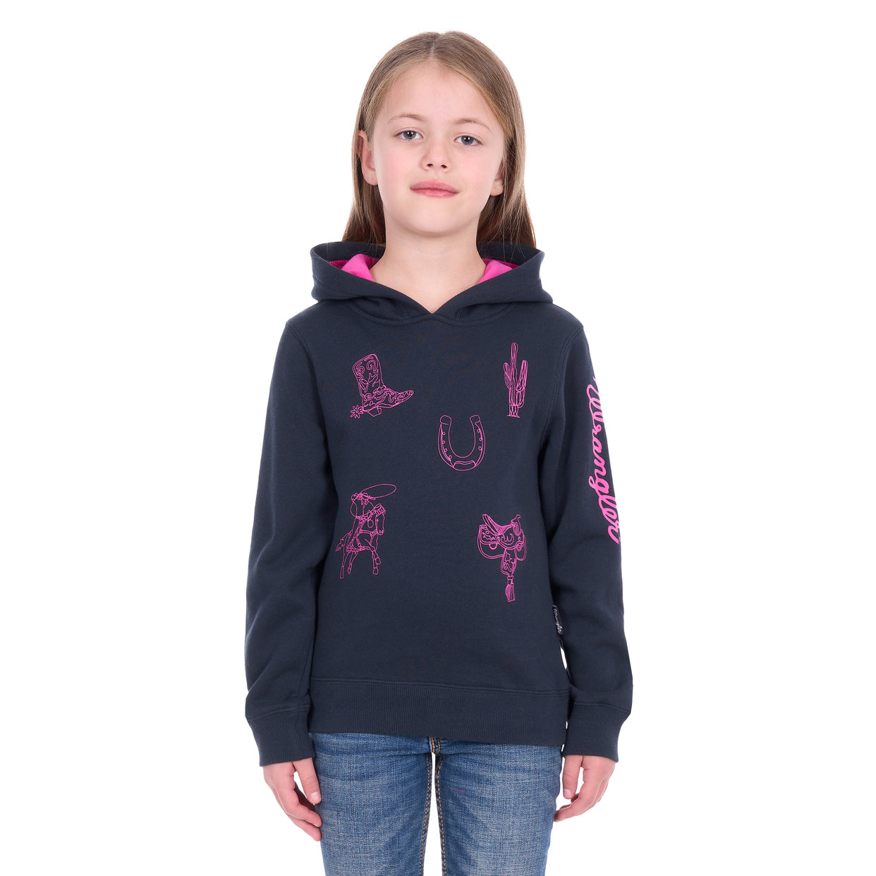 Wrangler Girls Mallory Hoodie (X6W5597551) Navy