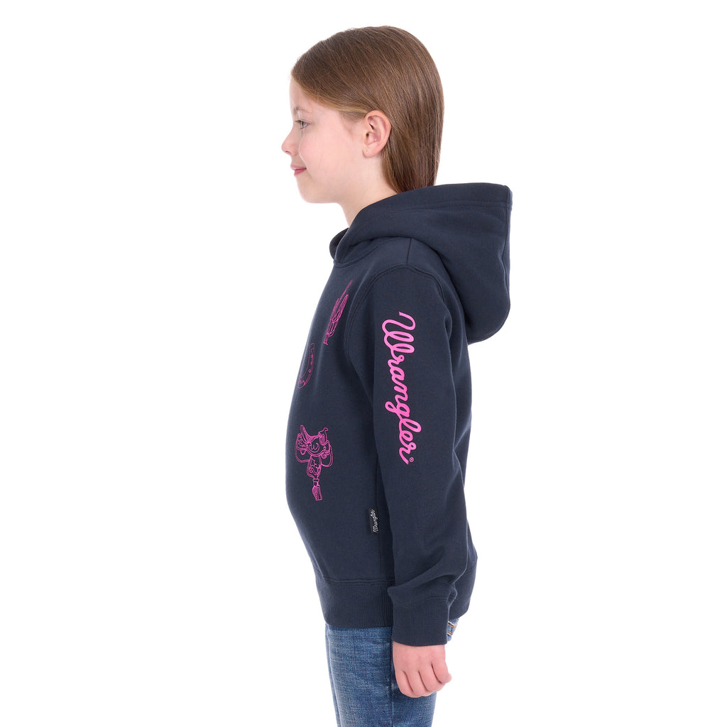 Wrangler Girls Mallory Hoodie (X6W5597551) Navy