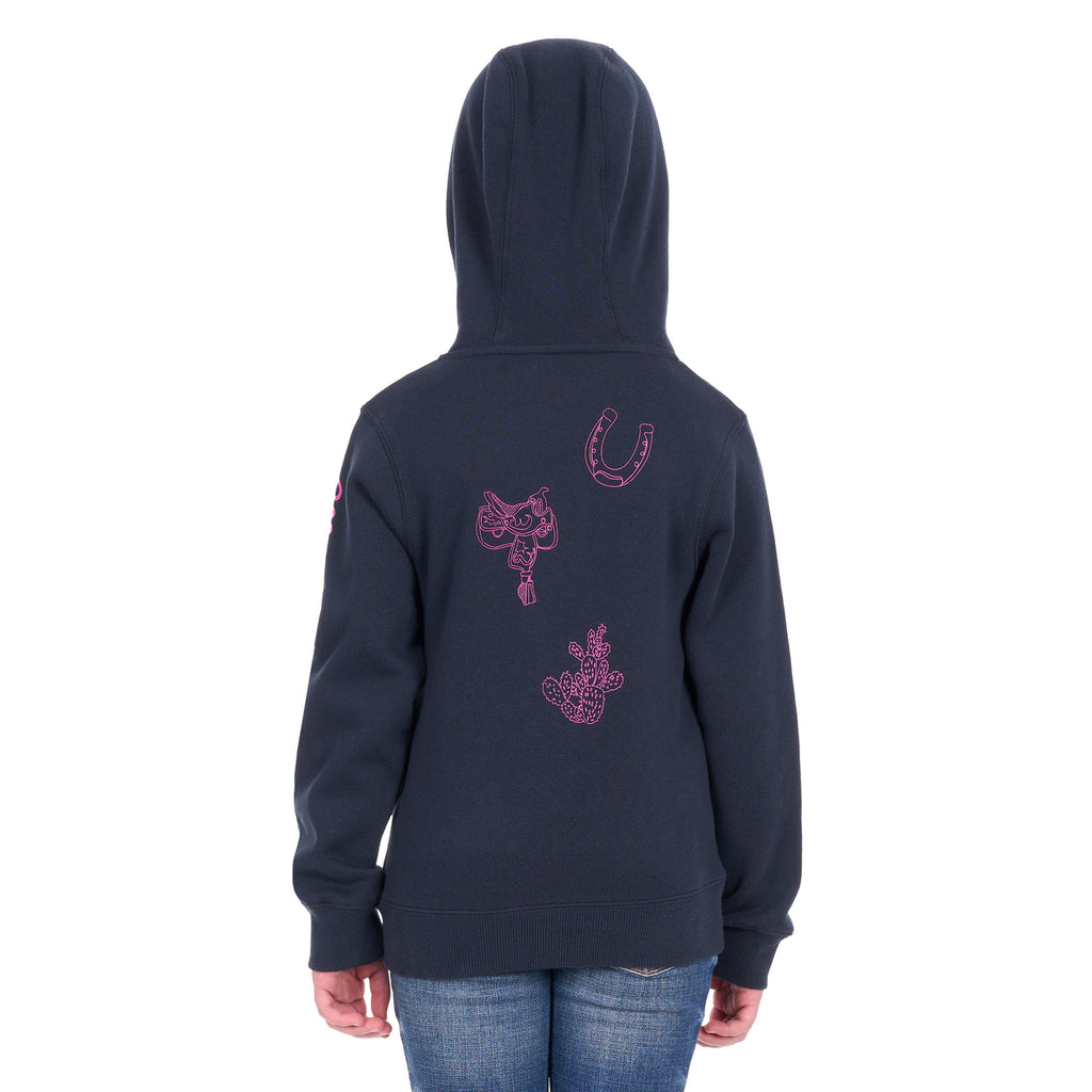Wrangler Girls Mallory Hoodie (X6W5597551) Navy