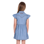 Wrangler Girls Poppy S/S Dress (X6S5401597) Chambray