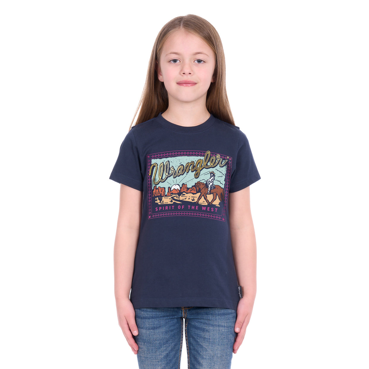 Wrangler Girls Vanessa S/S Tee (X6W5598540) Navy