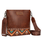 Wrangler Lana Aztec Print Crossbody Bag (X6W4914BAG) Tan