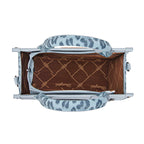 Wrangler Southwestern Leopard Print Crossbody Bag (X6S2934BAG) Blue Inside