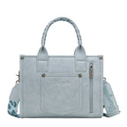 Wrangler Southwestern Leopard Print Crossbody Bag (X6S2934BAG) Blue Back