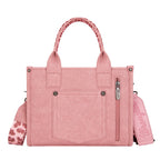 Wrangler Southwestern Leopard Print Crossbody Bag (X6S2934BAG) Pink Back