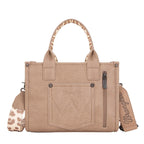 Wrangler Southwestern Leopard Print Crossbody Bag (X6S2934BAG) Taupe Back