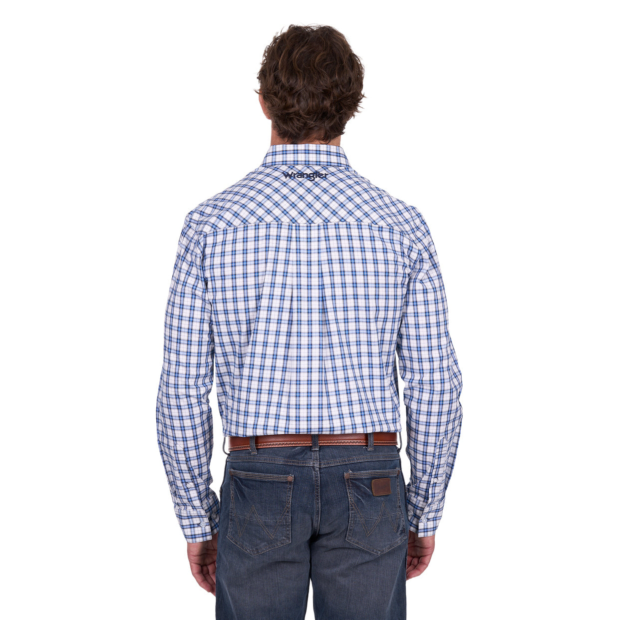 Wrangler Mens Bob L/S Shirt (X6W1115489) Navy/Blue
