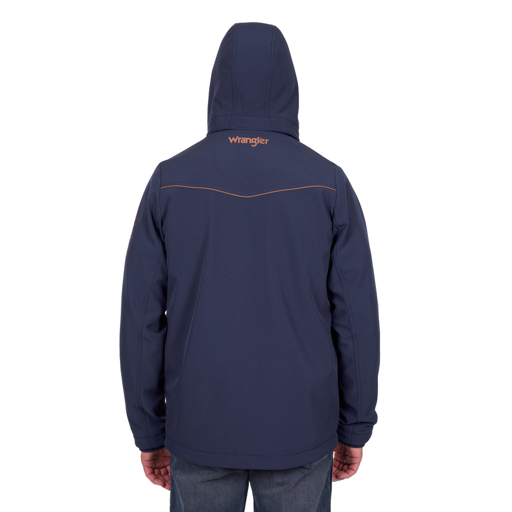 Wrangler Mens Cade Softshell Jacket (X6W1773262) Navy