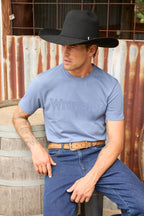 Wrangler Mens Chase S/S Tee (X6S1557699) Storm Blue
