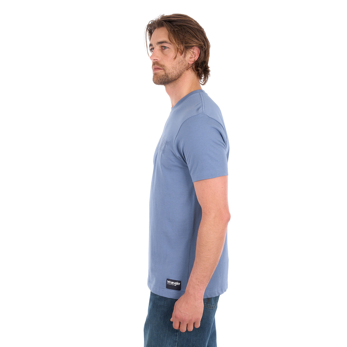 Wrangler Mens Chase S/S Tee (X6S1557699) Storm Blue