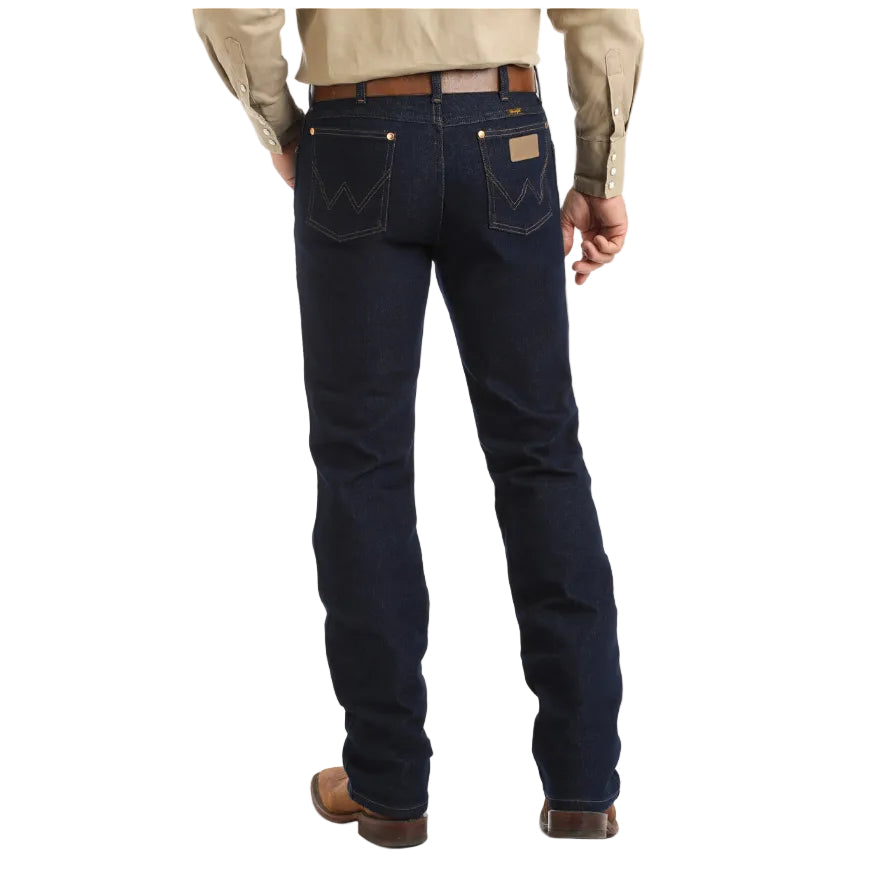Wrangler Mens Cowboy Cut Active Flex Jeans (13MAFPW36) Prewashed Indigo