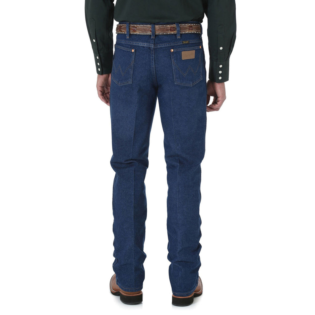Wrangler Mens Cowboy Cut Slim Fit Pre Washed Jeans (936PWD) Prewashed Indigo