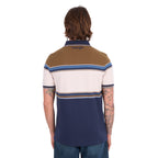 Wrangler Mens Daniel S/S Polo (X6S1566675) Navy/Tan