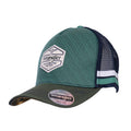 Wrangler Mens Dwayne High Profile Trucker Cap (X6W1950CAP) Sage/Cypress OSFM