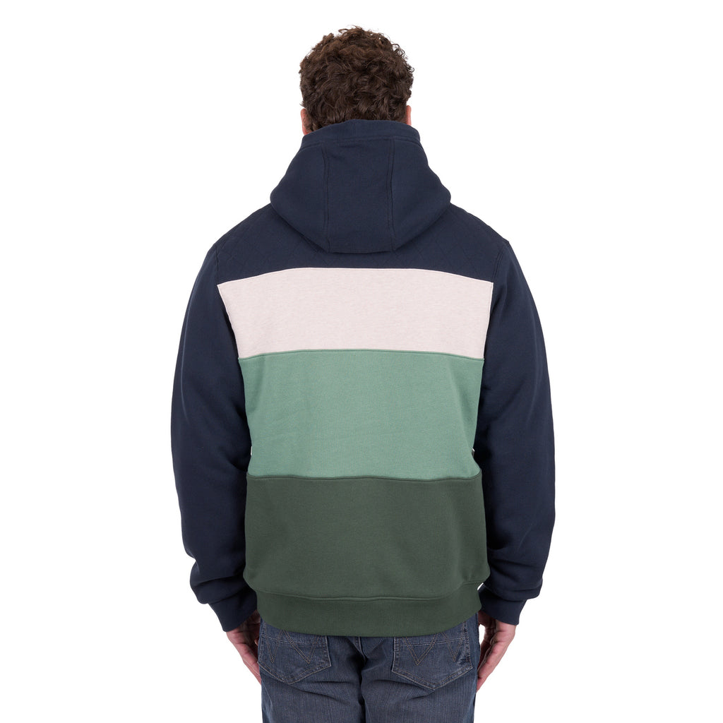 Wrangler Mens Dwayne Zip Up Hoodie (X6W1770515) Navy/Cypress