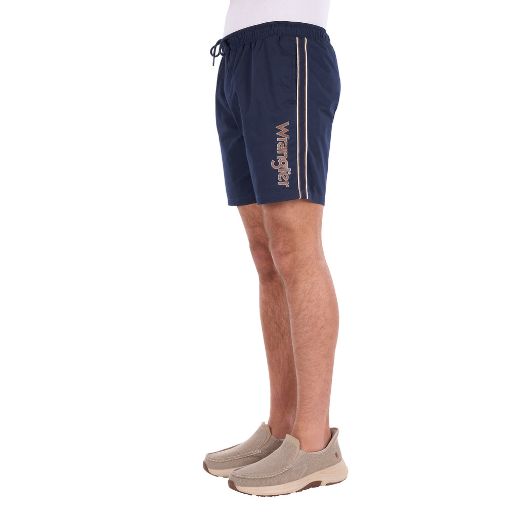 Wrangler Mens Gerry Boardshorts (X6S1302401) Navy/Tan