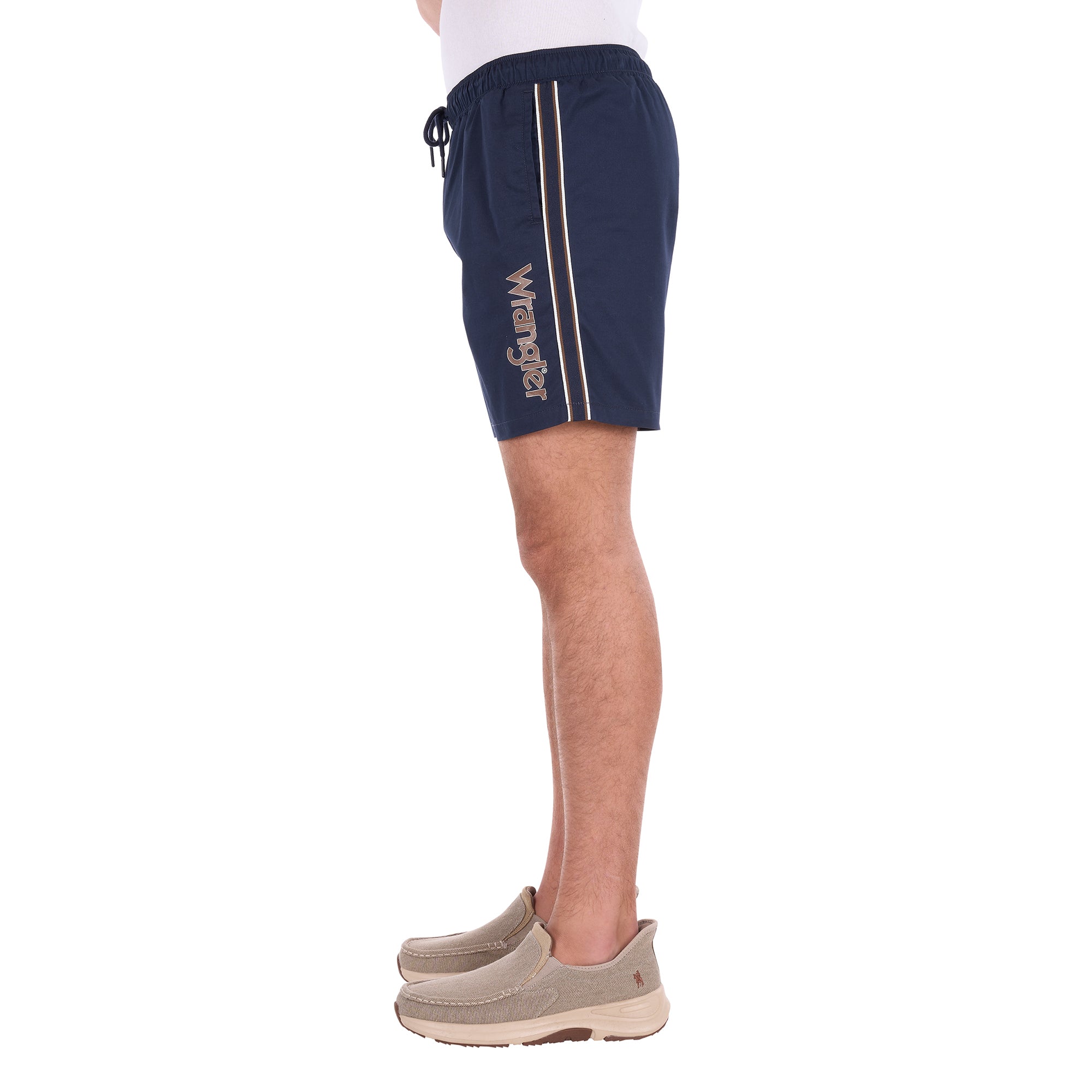 Wrangler Mens Gerry Boardshorts (X6S1302401) Navy/Tan