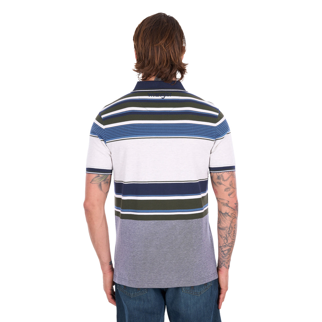 Wrangler Mens Henry S/S Polo (X6S1566676) Navy/Cypress