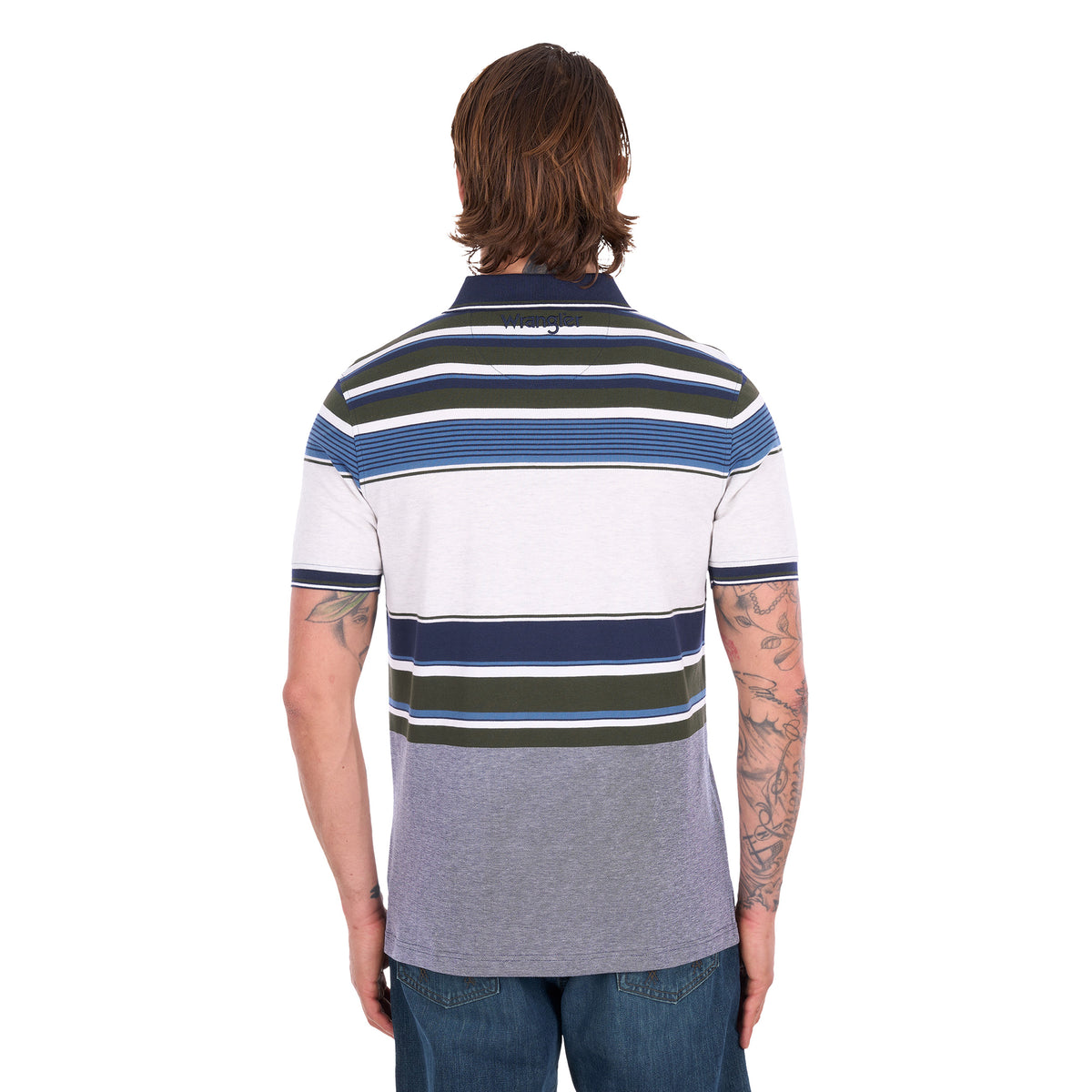 Wrangler Mens Henry S/S Polo (X6S1566676) Navy/Cypress