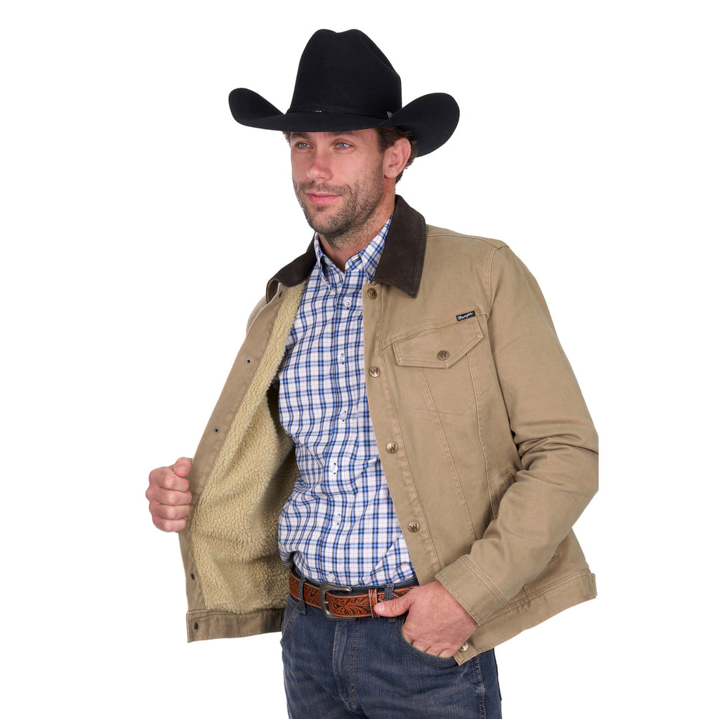 Wrangler Mens Howard Jacket (X6W1775523) Tan