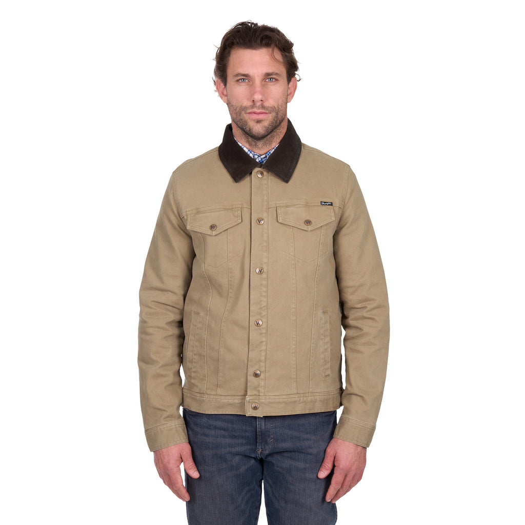 Wrangler Mens Howard Jacket (X6W1775523) Tan