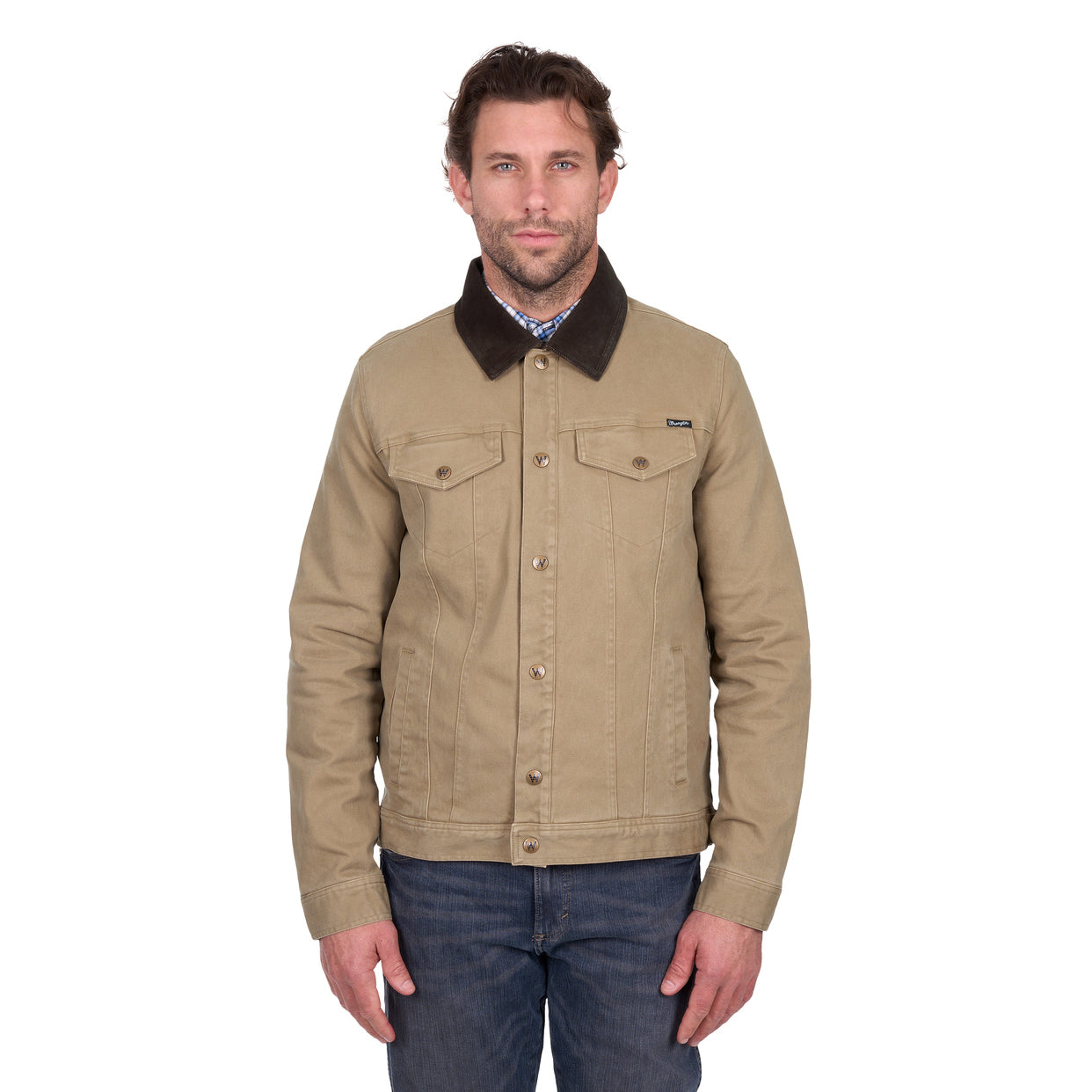Wrangler Mens Howard Jacket (X6W1775523) Tan