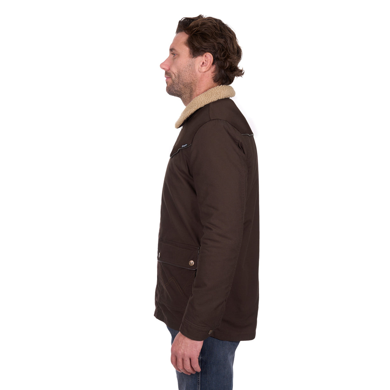Wrangler Mens Jerome Jacket (X6W1771522) Chocolate