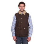 Wrangler Mens Jerome Vest (X6W1671522) Chocolate