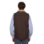 Wrangler Mens Jerome Vest (X6W1671522) Chocolate