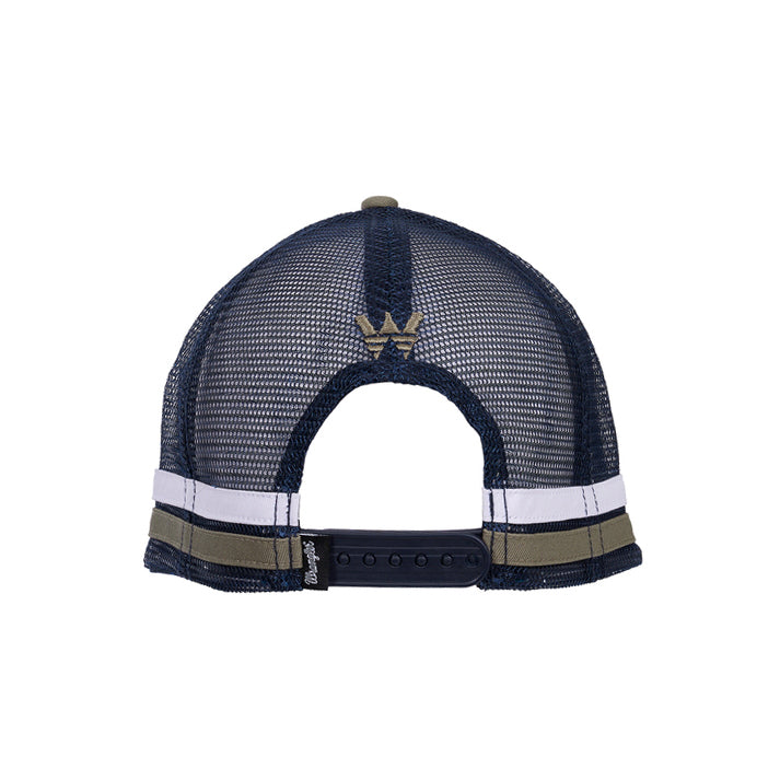 Wrangler Mens Joel High Profile Trucker Cap (X6W1948CAP) Tan/Dark Tan OSFM