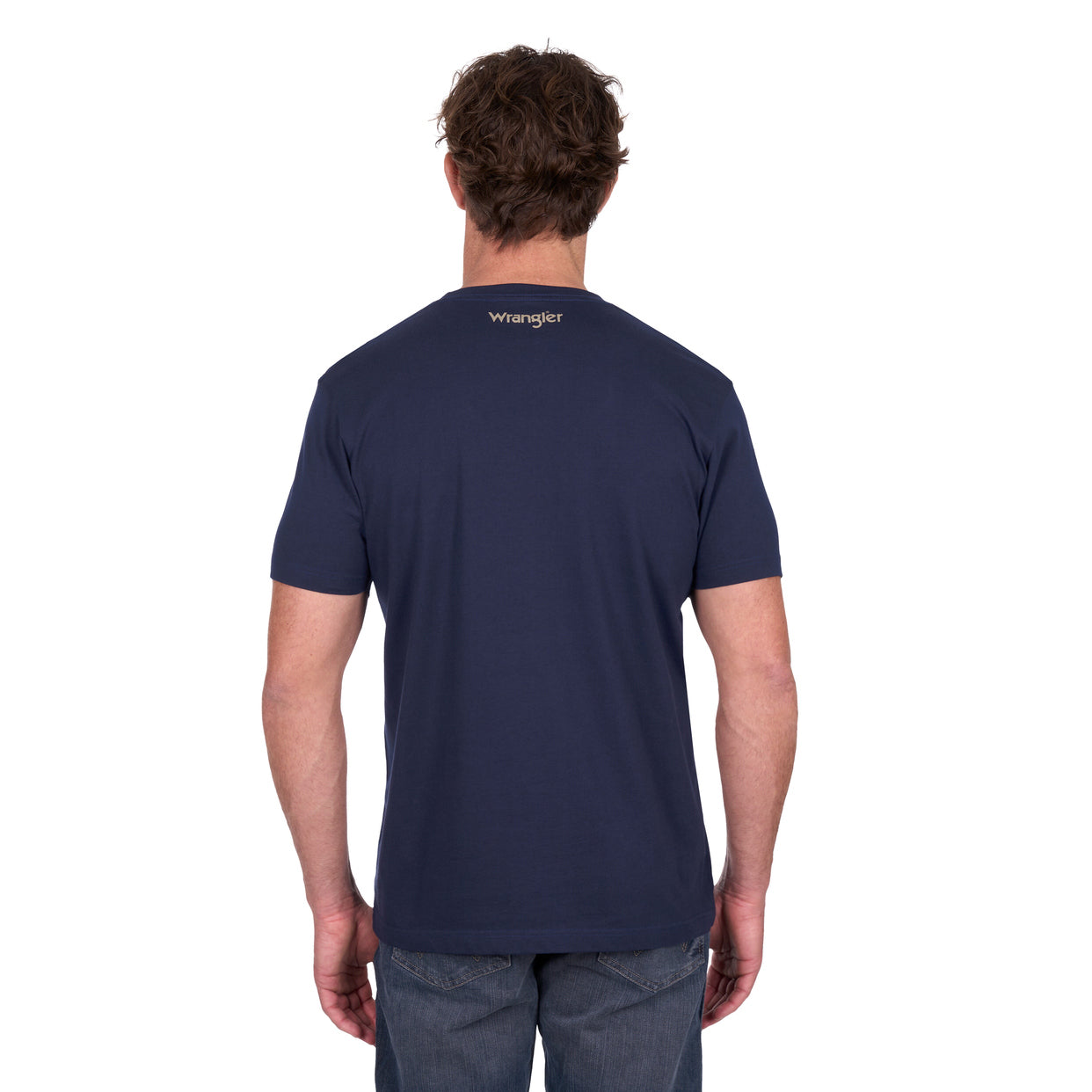 Wrangler Mens Joel S/S Tee (X6W1557496) Navy