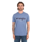 Wrangler Mens John S/S Tee (X6S1557685) Storm Blue