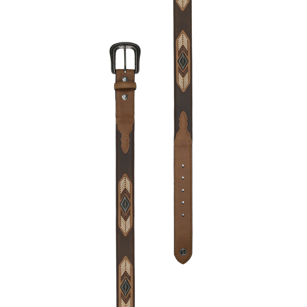 Wrangler Mens Jonas Belt (X6W1963BLT) Coffee